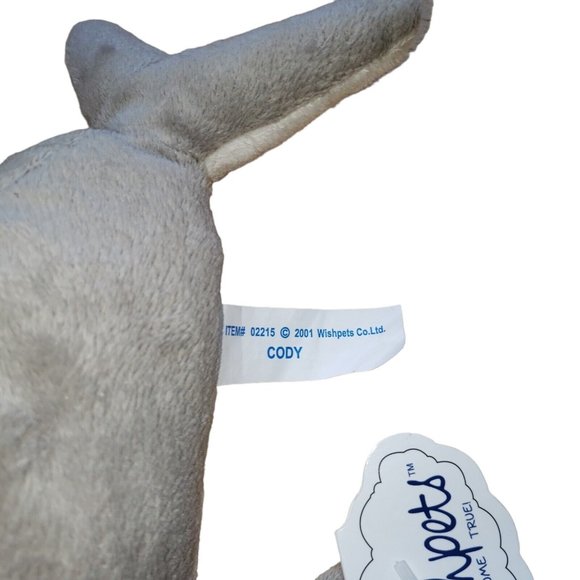 2001 Wishpets Dauphin Island AL CODY 11" Plush Dolphin Stuffed Animal Toy GUC - Picture 2 of 7